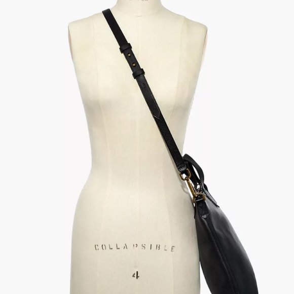 Madewell Zip Top Transport Crossbody bag in True Black - Picture 2 of 7